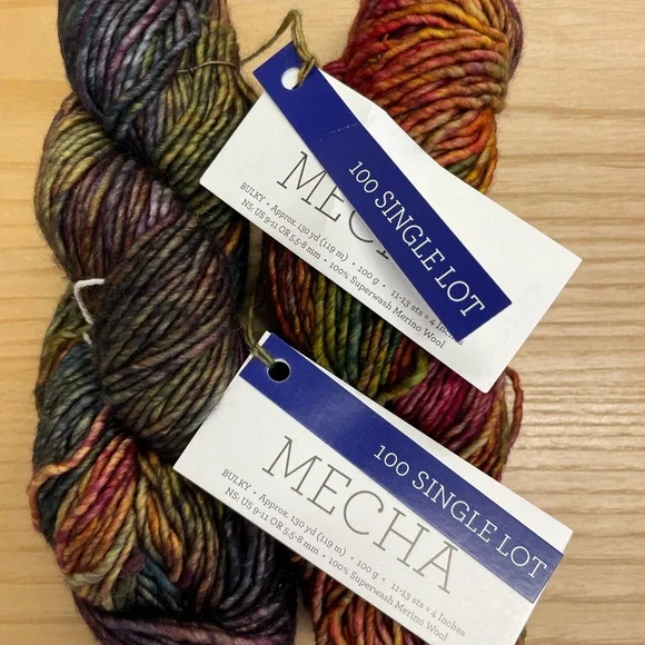 Malabrigo Mecha Multicolor 2 skein bundle NWT overstock - Picture 2 of 3